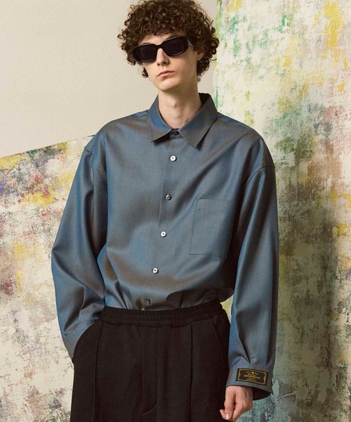 4色シャンブレーウォッシャブル　レギュラーカラーショートスリーブシャツ 4色シャンブレーウォッシャブル レギュラーカラーショートスリーブ