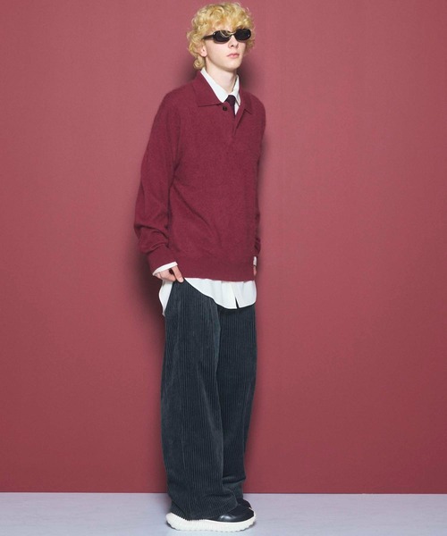 MAISON SPECIAL(メゾンスペシャル)の「《UNISEX》4 Colors Chambray Washable Wool Prime-Over Regular Collar Shirt Coat/4色シャンブレーウールプライムオーバーレギュラーカラーシャツコート【MAISON SPECIAL/メゾンスペシャル】(シャツ/ブラウス・メンズ・ホワイト/ブラック/ダークブルー/チャコールグレー/グレー/ダークネイビー・2/1/0)」の12枚目の写真