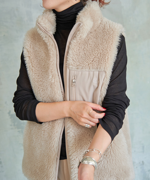 Spick & Span（スピックアンドスパン）の「《追加》シアーハイネックプルオーバー（Tシャツ/カットソー・レディース・ブラック/ホワイト/イエロー系その他/ブルー・FREE）」の18枚目の写真