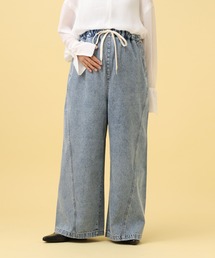 LEPSIM（レプシィム）の「【産前・産後対応】マタニティ／イージーデニムバギー　578137（マタニティウェア/グッズ・レディース）」