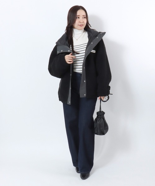 セール】CONVERSE white（コンバース ホワイト）ボアフリース スタンド