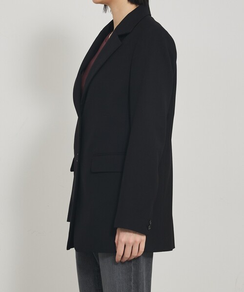 qualite(カリテ)の「【セットアップ対応】TWツイルテーラードジャケット/秋服/冬服/オフィスカジュアル/オケージョン/セレモニー(テーラードジャケット・レディース・ブラック・38/36)」の10枚目の写真