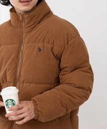 U.S. POLO ASSN.（ユーエスポロアッスン）の「【U.S. POLO ASSN.】ワンポイントロゴ ポニー刺繍 コーデュロイ中綿JKT PADDED JACKET（ダウンジャケット/コート）」