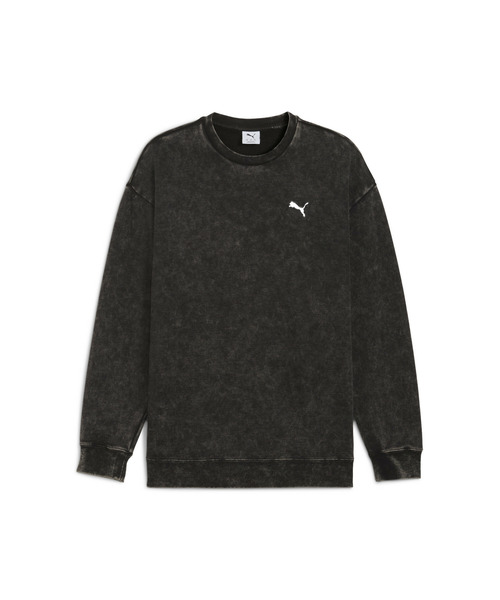 PUMA(プーマ)の「PUMA プーマ メンズ ESS ELEVATED リラックスド ウォッシュ クルースウェット(スウェット・メンズ・ブラック/アーミー・MEDIUM/LARGE/X-LARGE/SMALL/XX-LARGE)」の9枚目の写真
