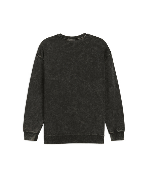 PUMA(プーマ)の「PUMA プーマ メンズ ESS ELEVATED リラックスド ウォッシュ クルースウェット(スウェット・メンズ・ブラック/アーミー・MEDIUM/LARGE/X-LARGE/SMALL/XX-LARGE)」の3枚目の写真