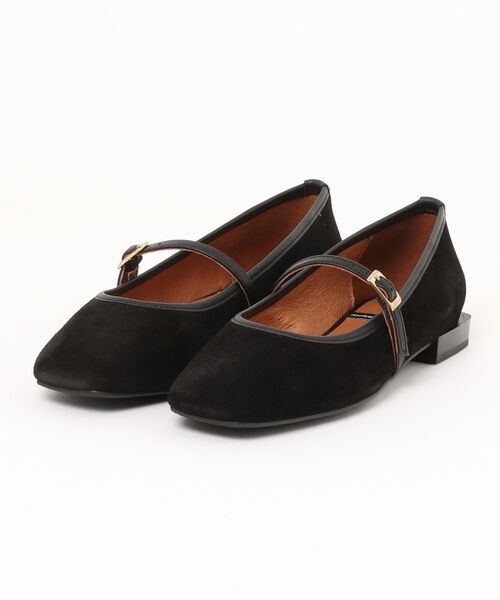 ANGEL ALARCON（アンヘルアラルコン）の「【ANGEL ALARCON】スクエアトウストラップパンプス(D51501)（パンプス・レディース・ブラウン系その他/ブラック系その他/ブラック・38/36/37）」の8枚目の写真