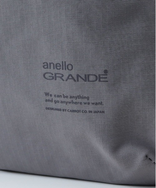 anello GRANDE（アネログランデ）の「anelloGRANDE サブレ 10ポケットデイパック（バックパック/リュック・レディース・マスタード/ネイビー/ブラック/グレー系その他/グレー/ターコイズブルー・FREE）」の7枚目の写真