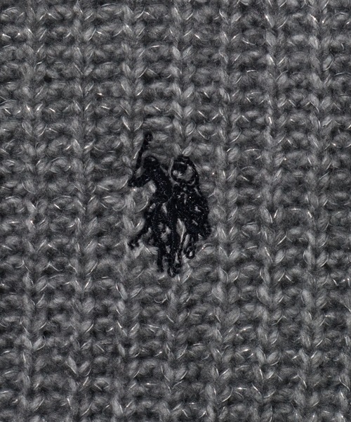 U.S. POLO ASSN.(ユーエスポロアッスン)の「【U.S. POLO ASSN./ユーエスポロアッスン】ロゴ刺繍 クルーネック ラメニット セーター(ニット/セーター・レディース・アイボリー/グリーン/グレー・L/LL/M)」の15枚目の写真