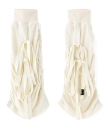 X-girl(エックスガール)のGATHERED LACE UP LEG WARMER(レッグウォーマー)