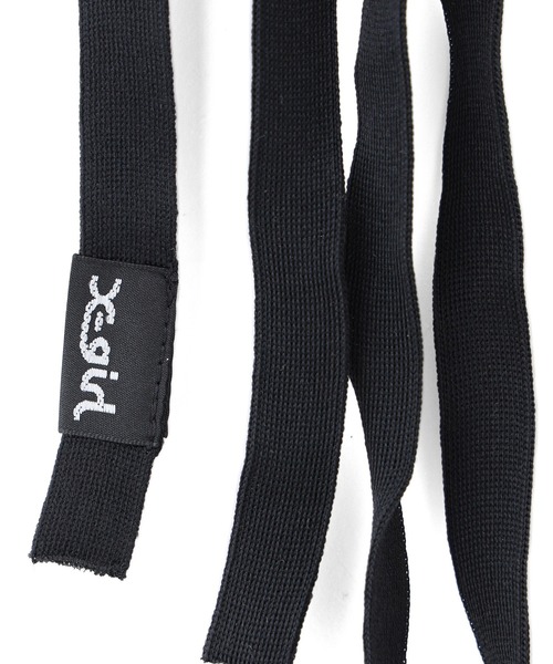 X-girl（エックスガール）の「GATHERED LACE UP LEG WARMER（レッグウォーマー・レディース・ホワイト/ブラック・ONE SIZE）」の5枚目の写真