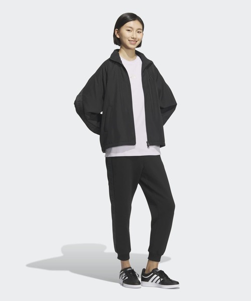 adidas(アディダス)の「ワーディング ルーズフィット ウーブンジャケット / アディダス adidas(その他アウター・レディース・ブラウン/ブラック・MEDIUM/SMALL/XX-LARGE/LARGE/X-LARGE/X-SMALL)」の6枚目の写真