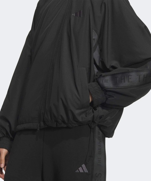 adidas(アディダス)の「ワーディング ルーズフィット ウーブンジャケット / アディダス adidas(その他アウター・レディース・ブラウン/ブラック・MEDIUM/SMALL/XX-LARGE/LARGE/X-LARGE/X-SMALL)」の5枚目の写真