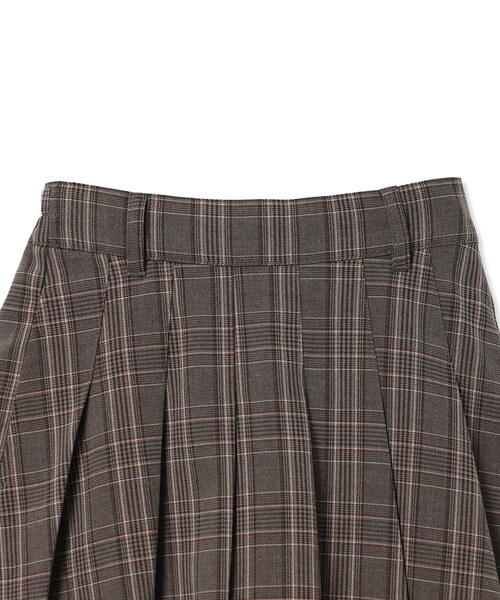 Amourire girl（アムリールガール）の「インパンツ付 チェックプリーツミニスカート（スカート・キッズ・ブラック/ブラウン・140cm/150cm/160cm/130cm）」の7枚目の写真