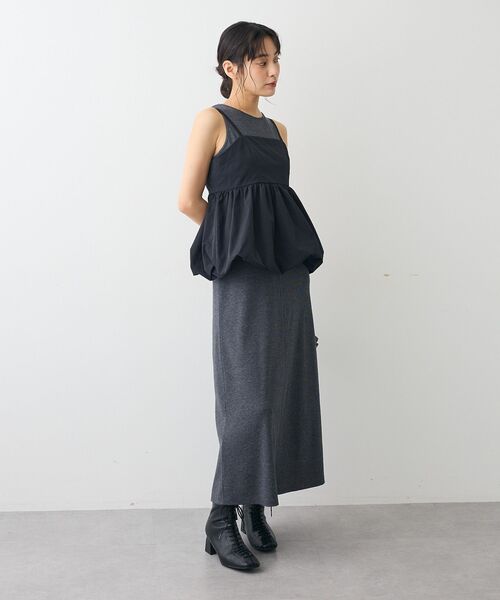 CRAFT STANDARD BOUTIQUE(クラフトスタンダードブティック)の「2点セット/リブレイヤードワンピース(ワンピース・レディース・グレー系その他2/ブラウン・FREE)」の22枚目の写真