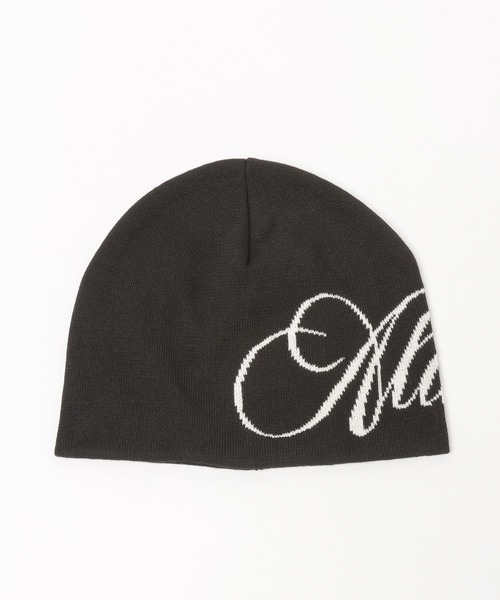 ALAND(エーランド)の「【UNISEX】ALAND/ショートロゴビーニー(ニットキャップ/ビーニー・レディース・ブラック/グレー/オフホワイト・FREE)」の2枚目の写真