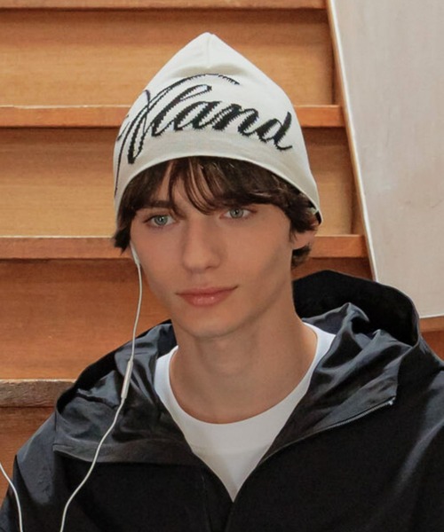 ALAND(エーランド)の「【UNISEX】ALAND/ショートロゴビーニー(ニットキャップ/ビーニー・レディース・ブラック/グレー/オフホワイト・FREE)」の9枚目の写真