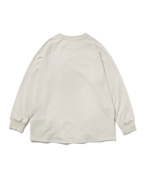 BIG MIKE(ビッグマイク)の「BIG MIKE 10オンス スリー ポケット L/S TEE(Tシャツ/カットソー・メンズ・アッシュグレー/モスグリーン/スミクロ・X-LARGE/MEDIUM/LARGE)」の10枚目の写真