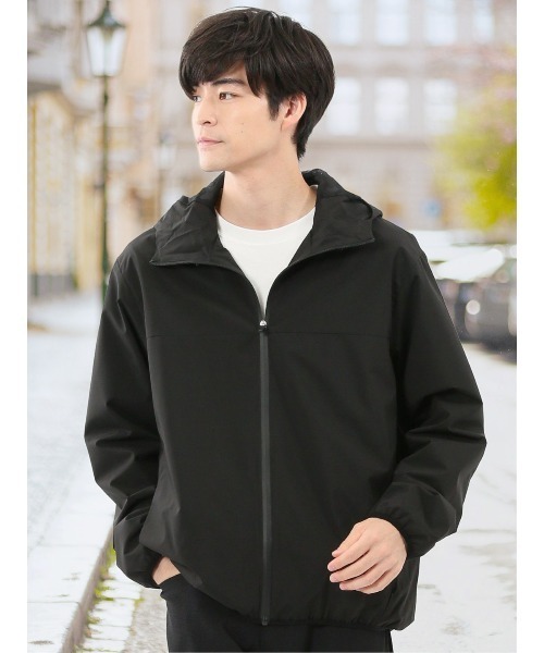 TAKA-Q(タカキュー)の「【ALL WEATHER TEX】タカキュー 裏メッシュパーカー(マウンテンパーカー・メンズ・ライトグレー/ブラック/カーキ・X-LARGE/3L/MEDIUM/LARGE)」の2枚目の写真
