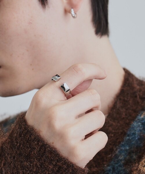 tk.TAKEO KIKUCHI(ティーケータケオキクチ)の「【2WAY】シックスキマリング(リング・メンズ・シルバー/シルバー系・17)」の10枚目の写真