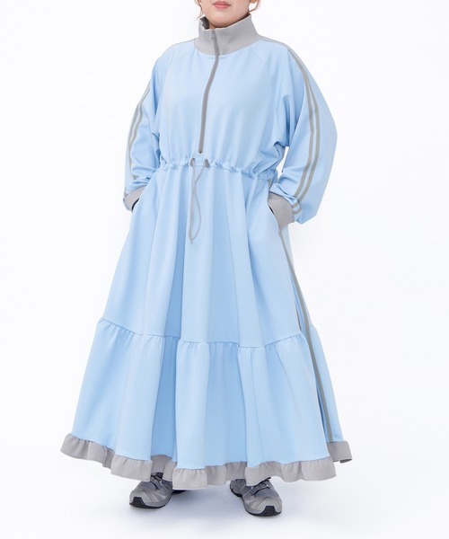 フリルジャージワンピース（ワンピース）｜PUNYUS（プニュズ）の