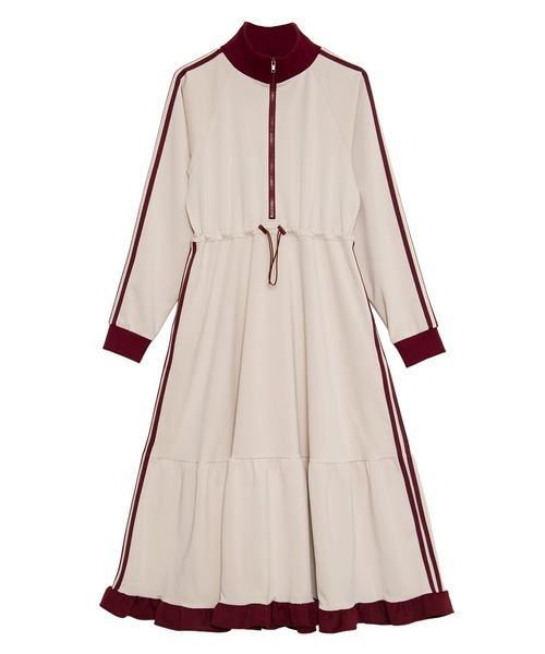 フリルジャージワンピース（ワンピース）｜PUNYUS（プニュズ）の