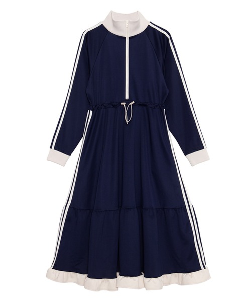 フリルジャージワンピース（ワンピース）｜PUNYUS（プニュズ）の