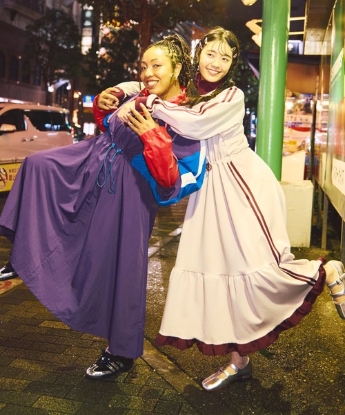 フリルジャージワンピース（ワンピース）｜PUNYUS（プニュズ）の