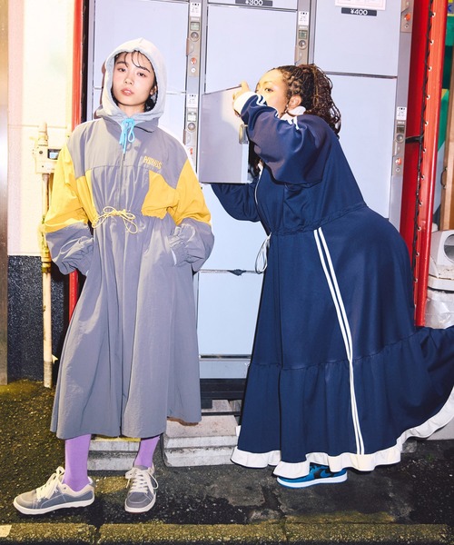 フリルジャージワンピース（ワンピース）｜PUNYUS（プニュズ）の