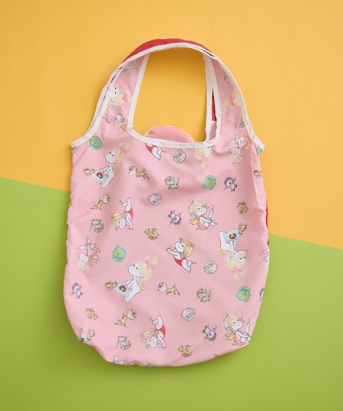 Paradise Picnic（パラダイスピクニック）の「【水森亜土】エコバッグ（エコバッグ/サブバッグ・レディース・パープル/レッド・FREE）」の3枚目の写真