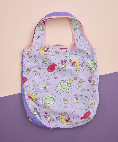 Paradise Picnic（パラダイスピクニック）の「【水森亜土】エコバッグ（エコバッグ/サブバッグ・レディース・パープル/レッド・FREE）」の4枚目の写真