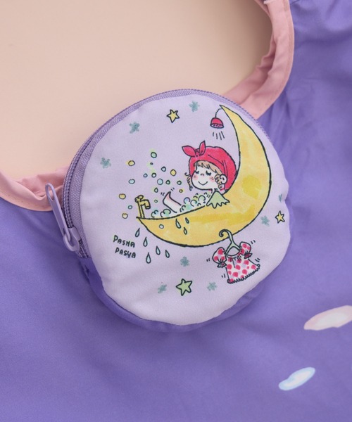 Paradise Picnic（パラダイスピクニック）の「【水森亜土】エコバッグ（エコバッグ/サブバッグ・レディース・パープル/レッド・FREE）」の5枚目の写真