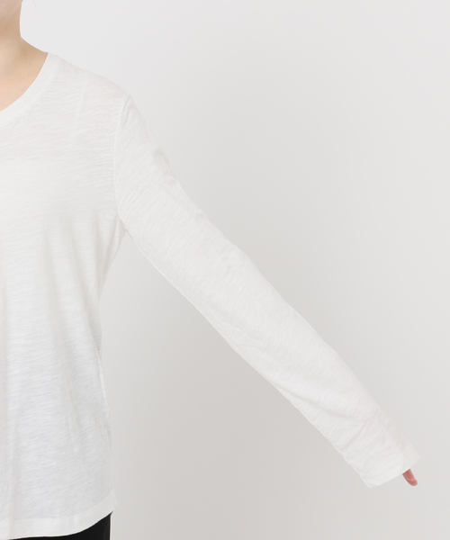 COTTON SLAB HENRY Tシャツ（Tシャツ/カットソー）｜Deuxieme Classe