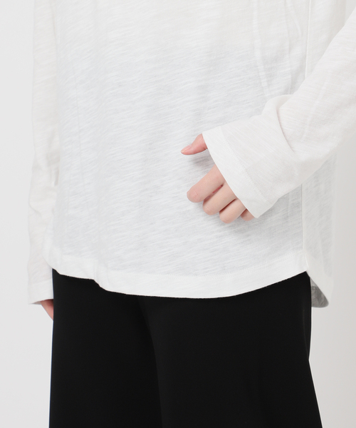 COTTON SLAB HENRY Tシャツ（Tシャツ/カットソー）｜Deuxieme Classe