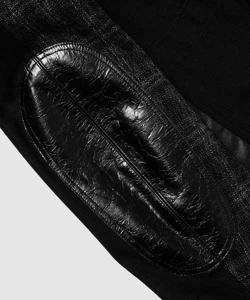 JUNYA WATANABE MAN(ジュンヤワタナベマン)の「「FILSON」WーNAME WOOL TWEED CHECK COAT(ミリタリージャケット・メンズ・ブラック×レッド・XS/S/M/L)」の8枚目の写真