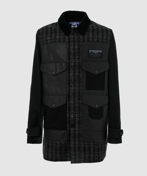 FILSON」WーNAME WOOL TWEED CHECK COAT（ミリタリージャケット