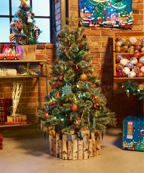 ★SALE【A】アンティークミニチュアオーナメント箱入り45個セット！ 2025Xmas】プラスチックオーナメントセット63個入り（インテリア雑貨