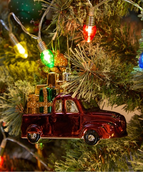 2025Xmas】プラスチックオーナメントセット63個入り（インテリア雑貨