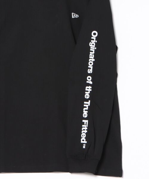 NEW ERA(ニューエラ)の「NEW ERA/ニューエラ 長袖Tシャツ レギュラーフィット ロンT 14682706/14682707(Tシャツ/カットソー・メンズ・ブラック/ホワイト・2XL/M/XL/L)」の3枚目の写真