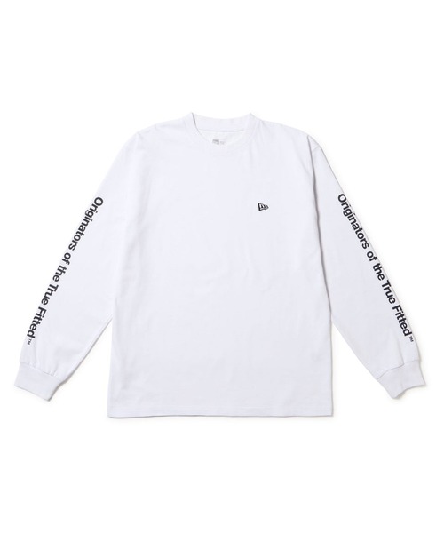 NEW ERA(ニューエラ)の「NEW ERA/ニューエラ 長袖Tシャツ レギュラーフィット ロンT 14682706/14682707(Tシャツ/カットソー・メンズ・ブラック/ホワイト・2XL/M/XL/L)」の2枚目の写真