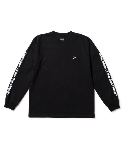 NEW ERA(ニューエラ)の「NEW ERA/ニューエラ 長袖Tシャツ レギュラーフィット ロンT 14682706/14682707(Tシャツ/カットソー・メンズ・ブラック/ホワイト・2XL/M/XL/L)」の1枚目の写真