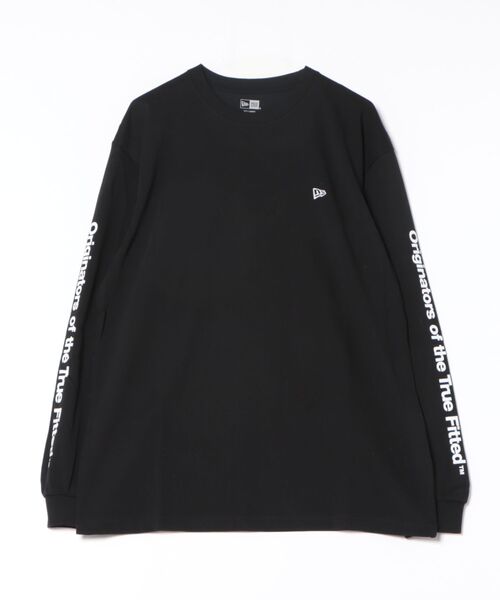 NEW ERA(ニューエラ)の「NEW ERA/ニューエラ 長袖Tシャツ レギュラーフィット ロンT 14682706/14682707(Tシャツ/カットソー・メンズ・ブラック/ホワイト・2XL/M/XL/L)」の5枚目の写真