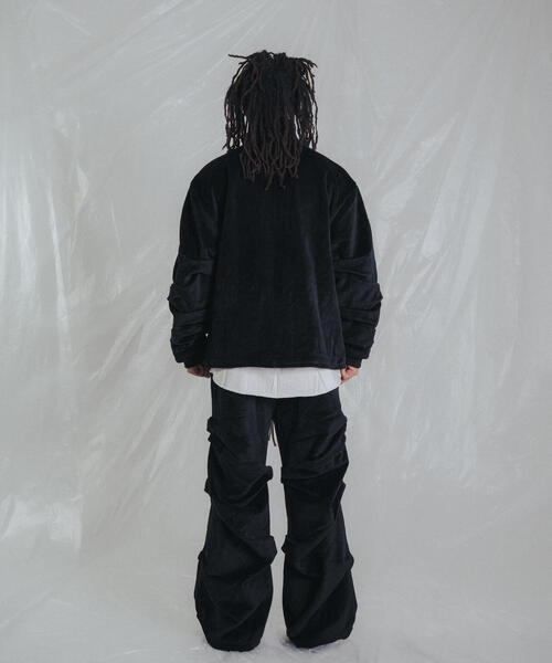 FR(13)NDS（フレンズ）の「FR(13)NDS /フレンズ/Velor TRACK JACKET（その他アウター・メンズ・グレー/ブラック・F）」の5枚目の写真