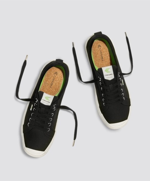 Kinetics(キネティクス)の「CARIUMA OCA LOW CANVAS(カリウマ オカ ロー キャンバス)(スニーカー・メンズ・ブラック・23cm/24cm/25cm/26cm/27cm/28cm)」の2枚目の写真