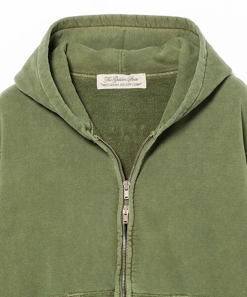 REMI RELIEF（レミレリーフ）の「【別注】REMI RELIEF / Sweat Zip Hoodie（パーカー・メンズ・ブラック系その他4/パープル/オリーブ・MEDIUM/SMALL/X-LARGE/LARGE）」の12枚目の写真