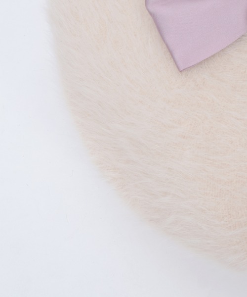 axes femme（アクシーズファム）の「パール付きリボンファーベレー（ハンチング/ベレー帽・レディース・キナリ/ベージュ/グレー・FREE）」の17枚目の写真