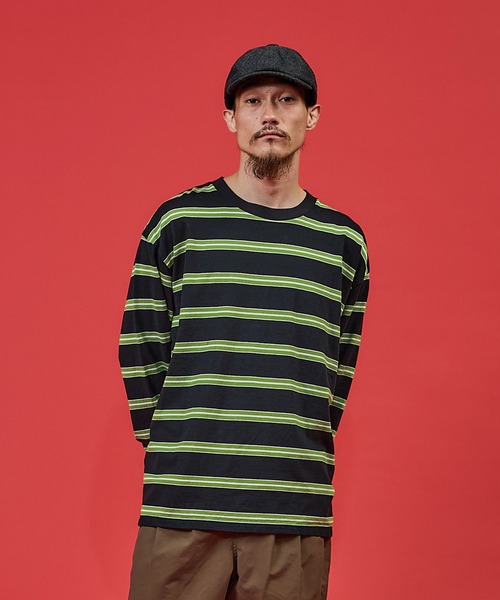 L/S STRIPE TEE / ロングスリーブ ストライプ ティー（Tシャツ
