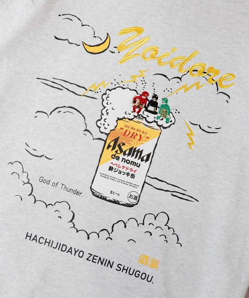 JACKROSE(ジャックローズ)の「YOIDORE 別注 雷様パーカー(パーカー・メンズ・ブラック/ライトグレー・M/L/XL)」の12枚目の写真