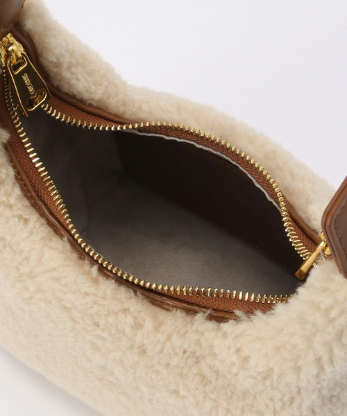 La TOTALITE（ラトータリテ）の「SINBONO/シンボノ エコファーミニバッグ（ショルダーバッグ・レディース・ベージュ・FREE）」の8枚目の写真