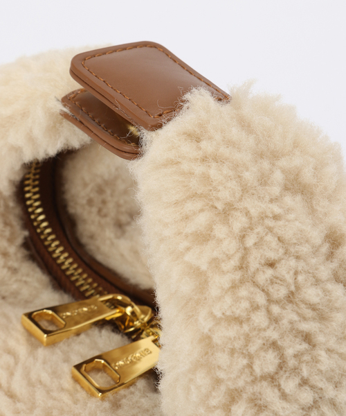 La TOTALITE（ラトータリテ）の「SINBONO/シンボノ エコファーミニバッグ（ショルダーバッグ・レディース・ベージュ・FREE）」の15枚目の写真