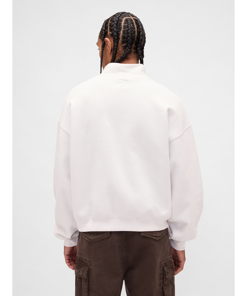 GAP(ギャップ)の「ヴィンテージソフト NAPロゴ モックネック スウェットシャツ(スウェット・メンズ・グリーン/レッド/アイボリー・XS/S/M/L/XL)」の13枚目の写真